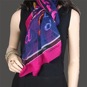 Name Brand Chiffon Scarf